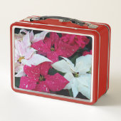 Lunch Box Festive vacances Poinsettias Floral (Dos)