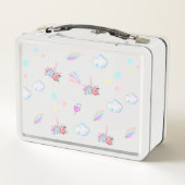 Lunch Box Fête d'anniversaire avec la licorne arc-en-ciel ma (Dos)