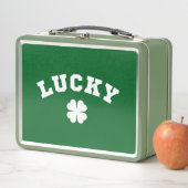 Lunch Box Fête de la Saint-Patrick Trèfle Chanceux (En situation)