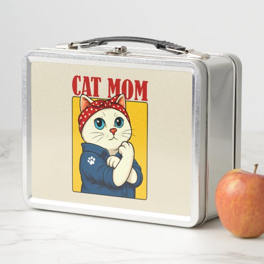 Lunch Box Fête des mères de maman chats (En situation)