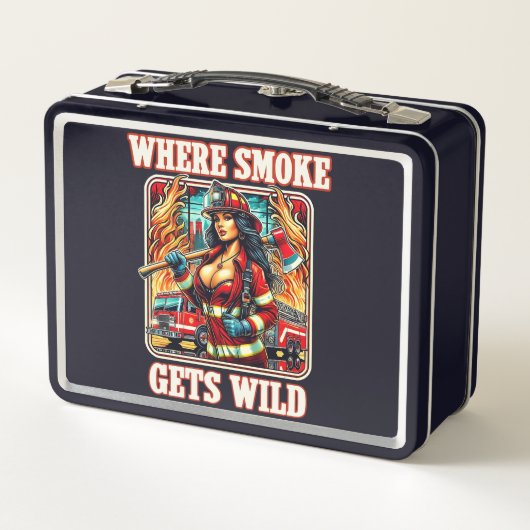 Lunch Box Feu de pompier à chaud - Gras & Fiery (Dos)
