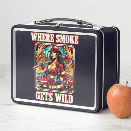 Lunch Box Feu de pompier à chaud - Gras & Fiery (En situation)