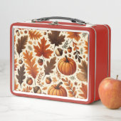 Lunch Box feuille/citrouille/cavernes Automne (En situation)