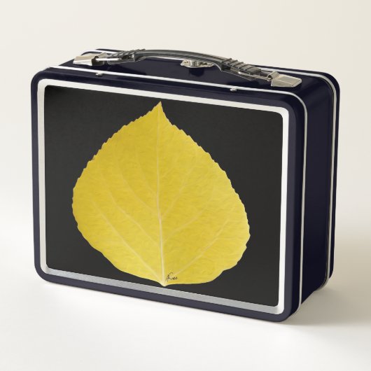Lunch Box Feuille d'Aspen jaune #5 (Dos)