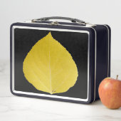 Lunch Box Feuille d'Aspen jaune #5 (En situation)