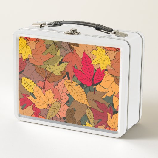 Lunch Box Feuilles d'automne colorées (Devant)