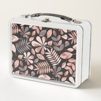 Lunch Box Feuilles d'automne élégantes : Pastel Géométrique