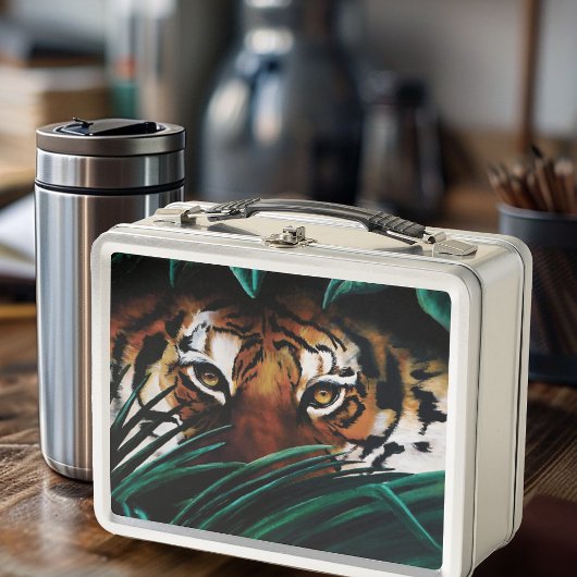 Lunch Box Feuilles de la jungle verte de Tiger