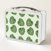 Lunch Box Feuilles de palmiers, Feuilles verts, Motif tropic (Devant)