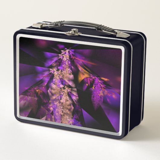 Lunch Box Feuilles violets (Devant)