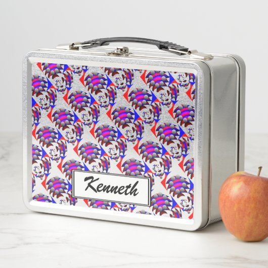 Lunch Box Fibonacci 'Fish' par Kenneth Yoncich (En situation)