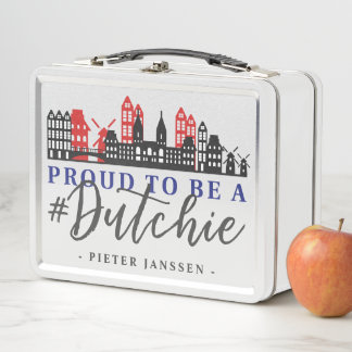 Lunch Box Fier d'être horizon de Hashtag Dutchie Hollande de