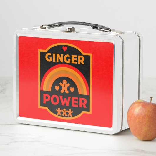 Lunch Box Fierté des cheveux de gingembre (En situation)