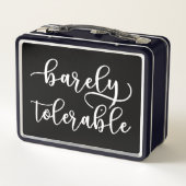 Lunch Box Fierté Et Préjudice - À Peine Tolérable I (Dos)