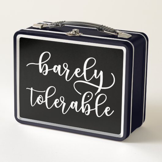 Lunch Box Fierté Et Préjudice - À Peine Tolérable I (Devant)