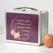 Lunch Box Fierté et préjugé Citation III - Style mignon (En situation)