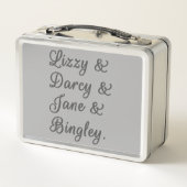 Lunch Box Fierté et préjugés Couples I (Dos)