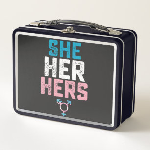 Lunch Box Fierté LGBT Elle A Ses Prononononounes Transgenres