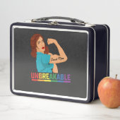 Lunch Box Fierté LGBT Indestructible Fière Maman gay Lesbien (En situation)