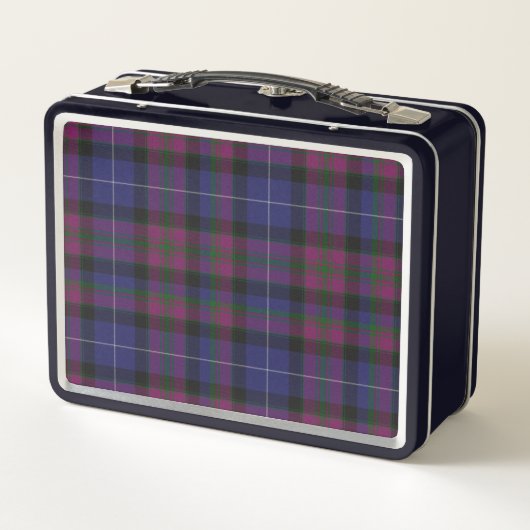 Lunch Box Fierté monogramme de Scotland Plaid (Dos)