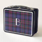 Lunch Box Fierté monogramme de Scotland Plaid (Devant)