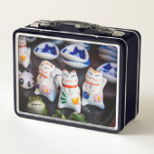 Lunch Box figurines de chats à Beckoning (Dos)