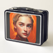 Lunch Box Fille aux yeux bleus (Dos)