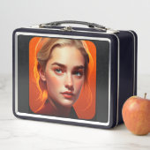 Lunch Box Fille aux yeux bleus (En situation)