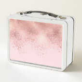 Lunch Box Fille Blush Rose Or Sprayed Confetti Ombre (Dos)