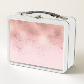 Lunch Box Fille Blush Rose Or Sprayed Confetti Ombre (Devant)