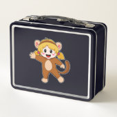 Lunch Box Fille en costume comme singe (Dos)
