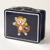 Lunch Box Fille en costume comme singe (Devant)