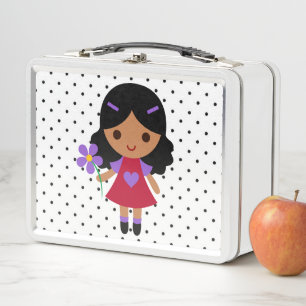 Lunch Box Fille et Fleur