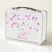 Lunch Box Fille Sirène Parties scintillant & Foil Confetti M (Dos)