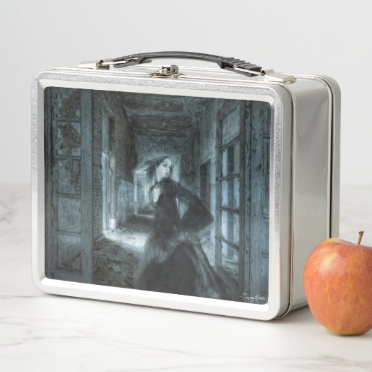Lunch Box Fille victorienne effrayée Ghost Courir dans le co (En situation)
