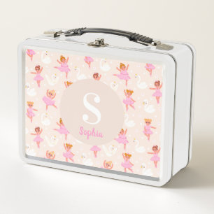 Lunch Box Filles mignonne rose petite Ballerina Personnalis