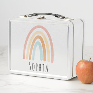 Lunch Box Filles mignonnes Boho rose Arc-en-ciel Enfants Per