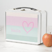 Lunch Box Filles mignonnes Whimsical Arc-en-ciel Motif enfan (En situation)