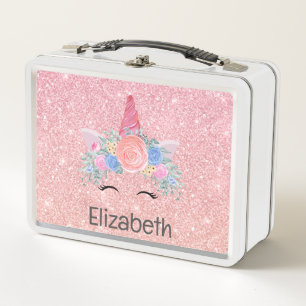 Lunch Box Filles Pink Unicorn Sparkle Enfants Retour à l'éco
