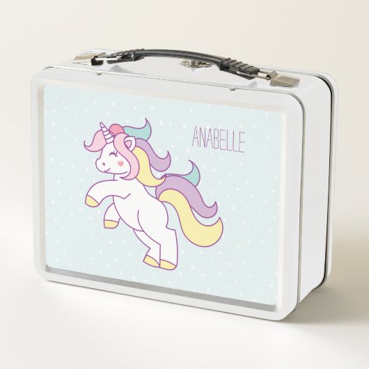 Lunch Box Filles Unicorne mignonnes (Dos)