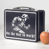 Lunch Box Firefighter Woman "On the Way to Work !" (En situation)
