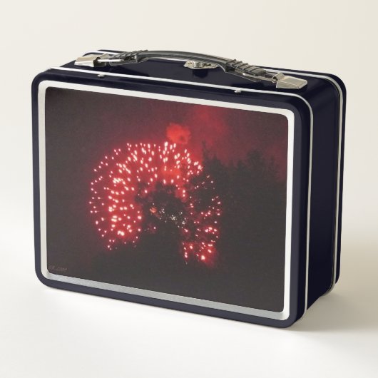 Lunch Box Fireworks 7 noir lunbox (Dos)