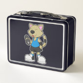 Lunch Box Fitness au chat avec Dumbbell (Dos)