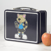 Lunch Box Fitness au chat avec Dumbbell (En situation)