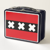 Lunch Box Flag of Amsterdam, Netherlands (Devant)