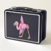Lunch Box Flamant rose à Yoga Exercice d'étirement (Dos)
