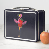Lunch Box Flamant rose aux fraises (En situation)