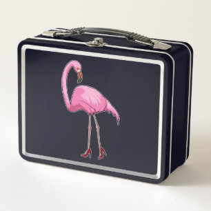 Lunch Box Flamant rose avec talons hauts
