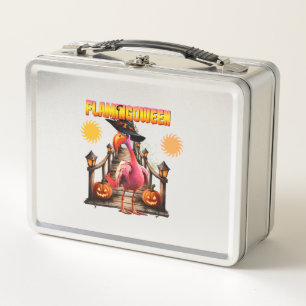 Lunch Box Flamant rose Halloween