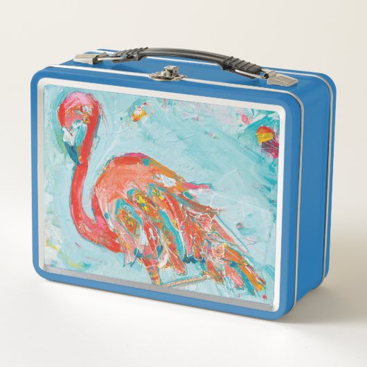 Lunch Box Flamant rose lumineux (Devant)